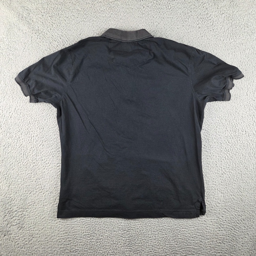 Robert Graham Lucifer Polo Shirt‎ Mens L Black Skull Crown S/S Preppy Designer - Picture 8 of 8